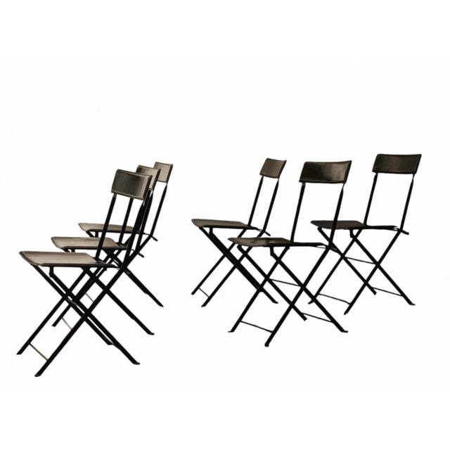 Mid-Century Modern Vintage Italian Celestina Chairs by Marco Zanuso for Zanotta, 1990s, Set of 6 For Sale - Image 3 of 10