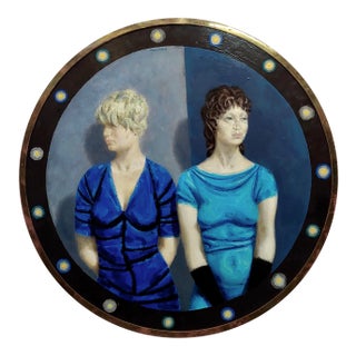 Joseph Hirsch - New York Southwest Corner Street Girls -Oil Painting For Sale