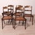 Antique English Regency Style Chairs, 1890s, Set of 5 For Sale - Image 6 of 18