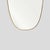Large Vintage Italian Shield Shaped Brass Mirror, 1960s For Sale - Image 9 of 10