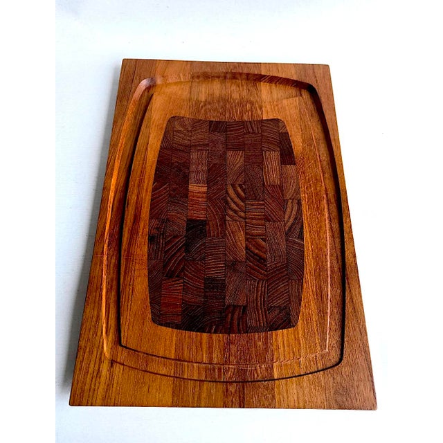 1960s Danish Teak Wood Carving/Charcuterie Board by Esa Denmark For Sale In Miami - Image 6 of 16