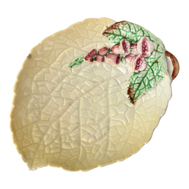 Mid 20th Century English Foxglove Dish For Sale