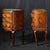 Neoclassical Pair of 18th Century Italian Commodinis With Marble Tops and Marquetry Inlay, Sicilian, C. 1780 For Sale - Image 3 of 12