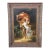 Late 20th Century The Storm Boy Girl Romantic Rainstorm Oil Painting After Pierre Auguste Cot 47" For Sale