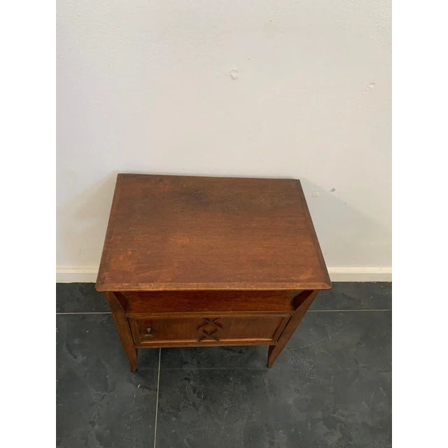 Vintage Art Deco Milanese Bedside Table by Gio Ponti, 1940s For Sale - Image 6 of 13