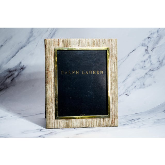 Vintage Ralph Lauren Home Jacqueline 8x10 Photo Picture Frame Home Decor For Sale - Image 4 of 17