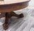 Antique Victorian 44” Round Quarter Sawn Tiger Oak Coffee Table Cocktail Table For Sale - Image 10 of 14