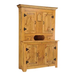 Enrico Bartolini Antiqued Quebec Hutch For Sale