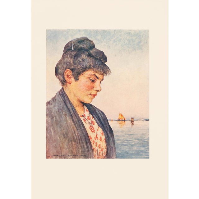 English 1912 Mortimer Menpes "Francesca", Original Full-Color Print of Venice For Sale - Image 3 of 6