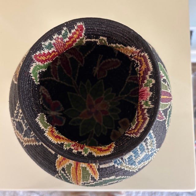 Beautiful Handwoven 21st Century Wounaan Rainforest Basket From Panama For Sale In Jacksonville, FL - Image 6 of 10