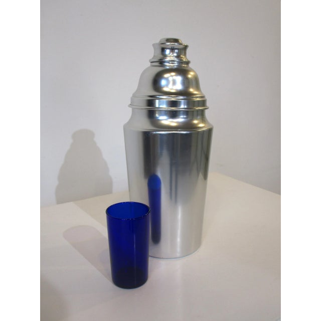 Hotel Styled Large Aluminum Cocktail Shaker For Sale - Image 10 of 11