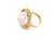 This is a lovely vintage cocktail ring, it is crafted from 18k yellow gold with a polished finish. The top has a 16.5mm...