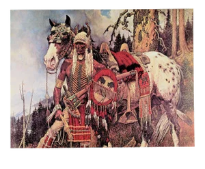 Arnold Friberg, When the Land was His, 1985