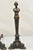 Antique French Renaissance Large Figural Bronze Man & Woman Bust Andirons - Pair For Sale - Image 4 of 10
