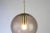 1970s Brass with Smoked Glass Ball Pendant from Limburg, Germany, 1970s For Sale - Image 5 of 13