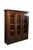 Antique Mission / Arts & Crafts / Limbert style triple bookcase display cabinet. Made of oak featuring three glass doors...