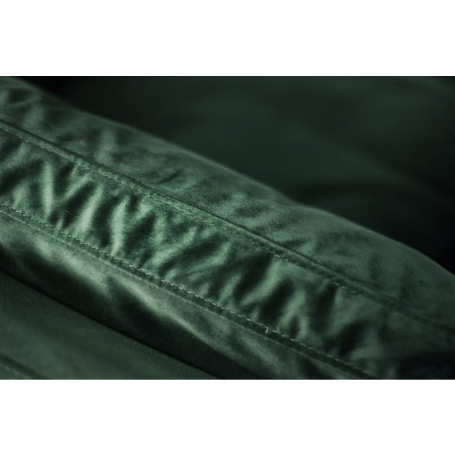 Vintage Norwegian Rosewood and Bottle Green Velour Sofa and Chair by Knut Sæter for Vatne Møbler, 1960s, Set of 2 For Sale - Image 6 of 18