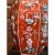 Chinese Early 20th Century Republic Period Chinese Coral Red Relief Porcelain Tea Caddy Jar Lid 10" For Sale - Image 3 of 6