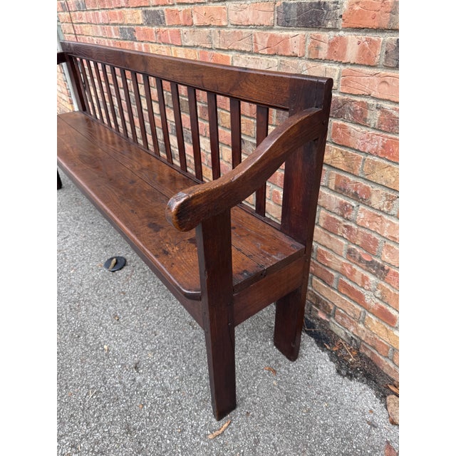 Early 19th Century French Hall Bench For Sale - Image 10 of 10