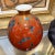 This one is my favorite from the collection. A large Chinese red crystalline pottery vase accented with blue, reminds me...
