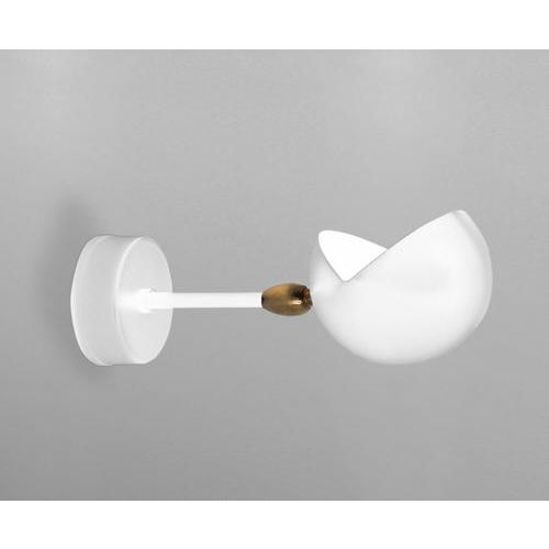 Sconce wall lamp model 'eye wall lamp' designed by serge mouille in 1956. Manufactured by editions serge mouille in...