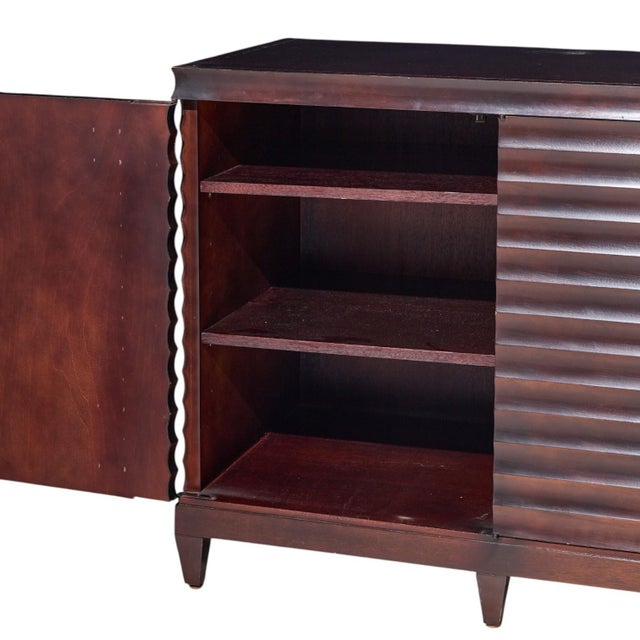 Wood Barbara Barry for Baker Mahogany Fluted Sideboard Credenza For Sale - Image 7 of 10