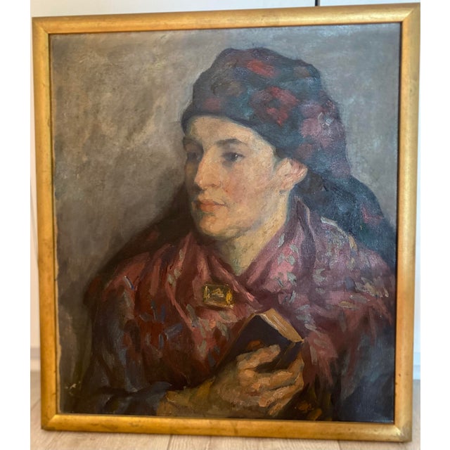 Museum Quality Vintage Portrait Painting Taras Shevchenko For Sale - Image 11 of 11