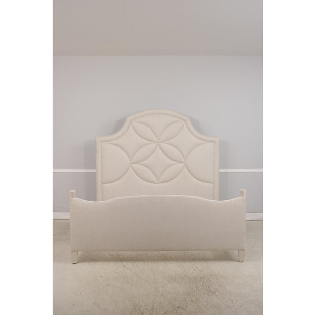 Age: Approx: 15 Years Old Details: Custom Made Off White Upholstery High Quality Construction Cross Supports Can Be Added...