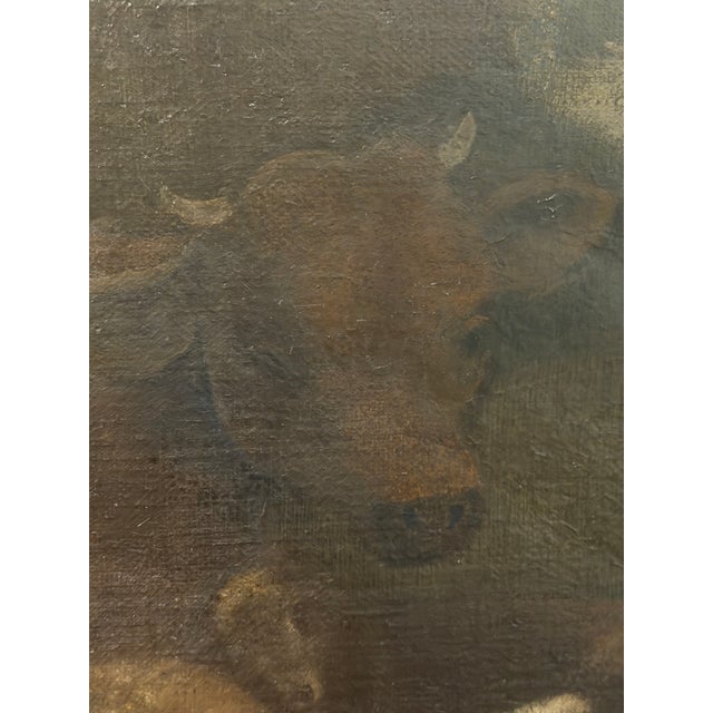 School of Giacinto Brandi, Pastoral Scene, Oil on Canvas, Framed For Sale - Image 3 of 10