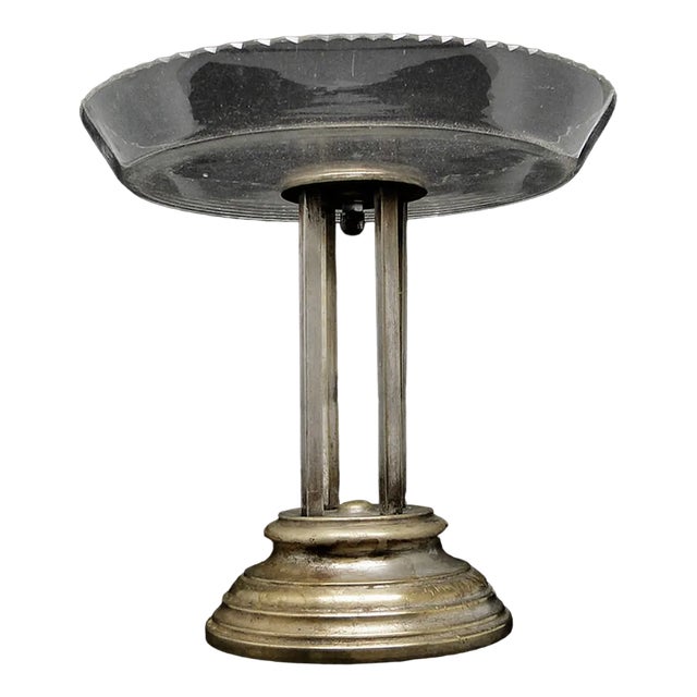 Biedermeier Bowl on Stand, Former Austro-Hungarian Empire, 1890s For Sale