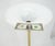 Mid-Century Modern Pair of Clover Shape Base Trumpet Shades Brass Floor Lamps c1970s For Sale - Image 3 of 18