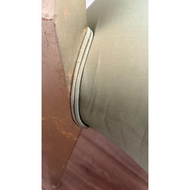 1980s Christopher Guy Style High-Back Couture Chair — Frances Elkins Inspired Triple Loop Design For Sale - Image 15 of 15