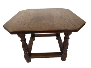Rustic Oak Coffee Table, 1950s
