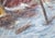 1960s The Flood Rushes in - Disaster Landscape in Acrylic on Canvas For Sale - Image 5 of 7