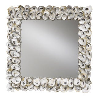 Currey & Company Oyster Shell Mirror For Sale