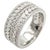Natural Marquise Diamond 1.30cts & Diamond 0.55cts Ring in 18k Gold For Sale - Image 4 of 8