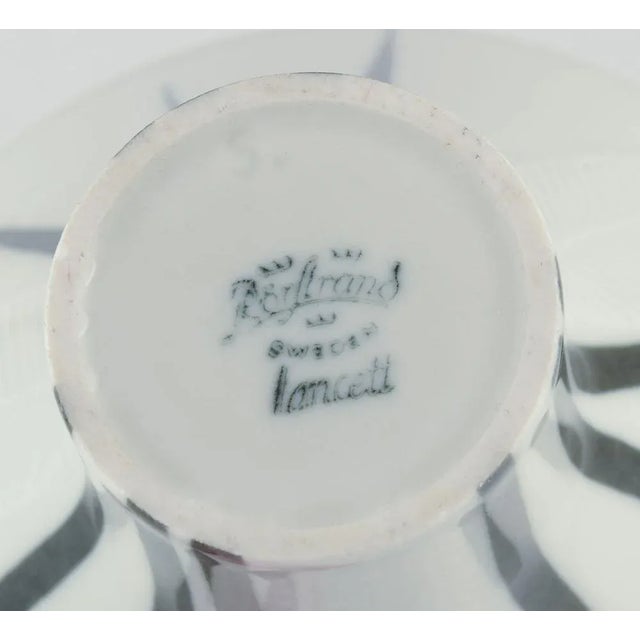 Mid-20th Century Modernist Lancet Porcelain Vase from Rörstrand For Sale - Image 5 of 7