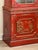 Mid-20th Century Scarlet Chinoiserie Bookcase Cabinets For Sale - Image 6 of 12