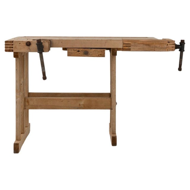 20th Century Belgian Wooden Work Table For Sale - Image 15 of 18