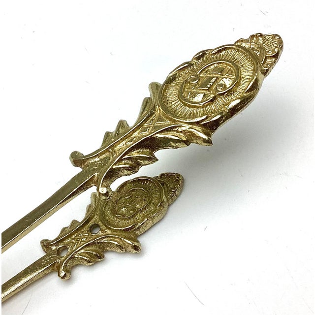 Vintage Brass Tie Backs Set of 4 For Sale - Image 4 of 4