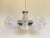 Space Age Ceiling Light in Steel and Glass, 1970s For Sale - Image 4 of 16