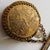 Metal Vintage Art Deco Gilt Perfume Bottle Chatelaine Brooch With Original Glass Dauber Vanity Accessory For Sale - Image 7 of 10