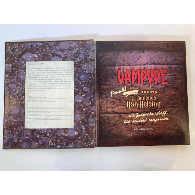 Vampyre, the Terrifying Lost Journal of Dr. Cornelius Van Helsing Book For Sale - Image 4 of 12