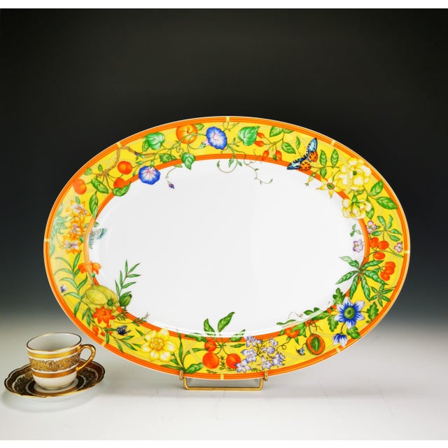 Oval La Siesta Serving Platter by Guillermo Kuitca for Hermès, France, 2005 For Sale - Image 8 of 8