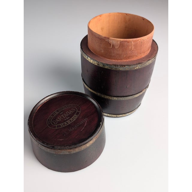1950s Mid-20th Century Partagas Wooden Humidor Barrel, Cuba For Sale - Image 5 of 10