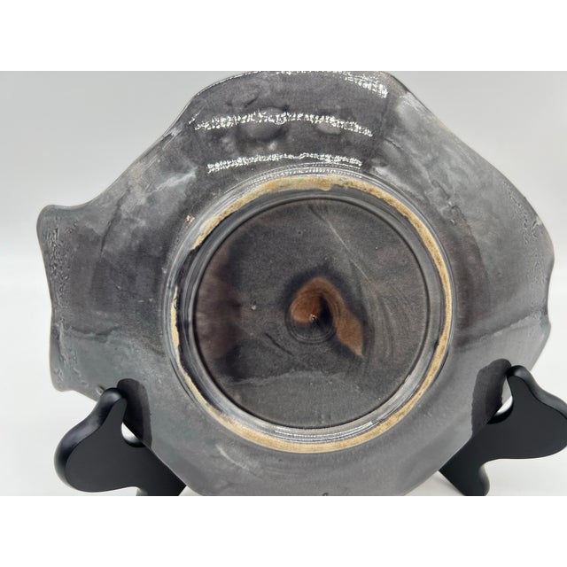 A English Majolica Fish Shaped Serving Dish, Circa 1880's For Sale - Image 10 of 12