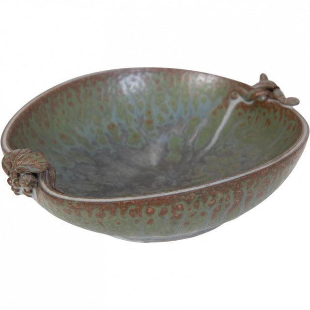 Stoneware Bowl by Arne Bang For Sale - Image 6 of 6