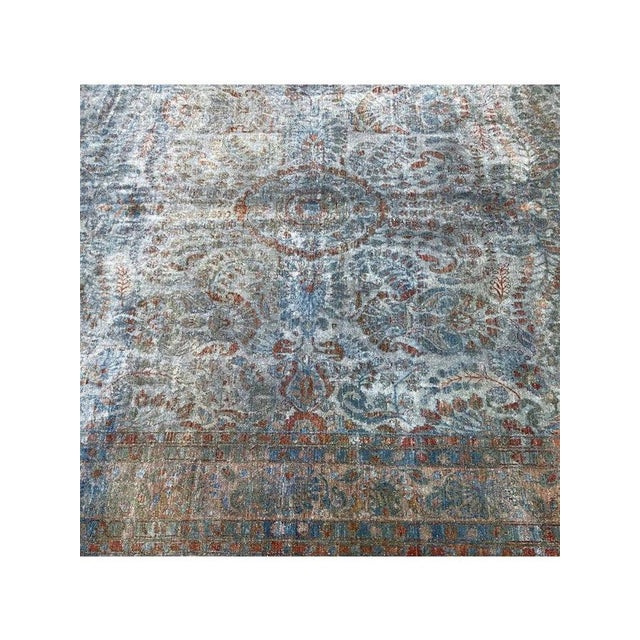 1960s Old Persian Sarouk Area Rug 8x12 For Sale - Image 11 of 12