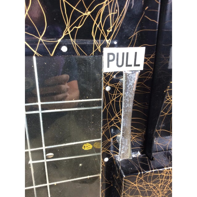 Mid Century Modern Freestanding Newspaper Vending Machine on Hairpin Legs For Sale - Image 12 of 12