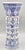Fine quality Mid Century traditional Delft vase manufactured by De Delftse Pauw. It is an octagonal, hand painted faience...